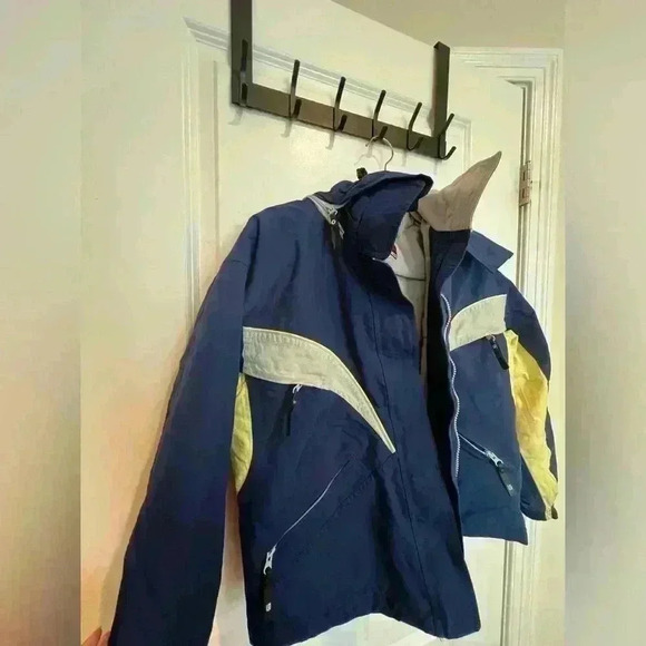 Blue Underground Navy Winter Jacket Womens Size Small - Picture 3 of 11